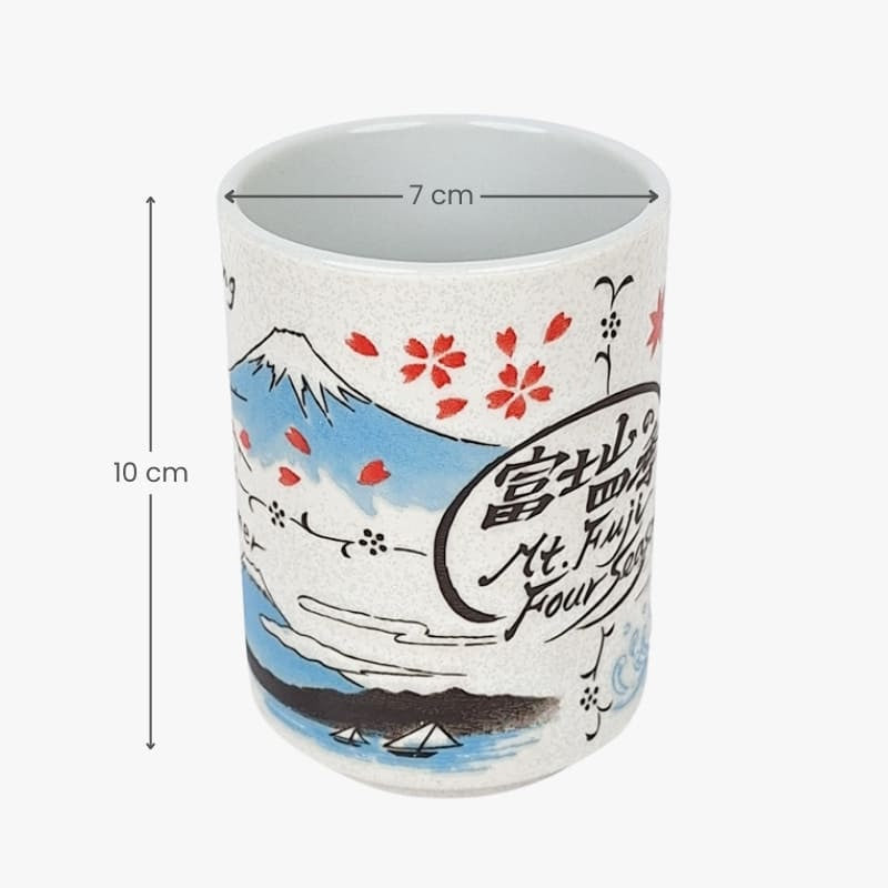 Fuji berget Japansk mugg
