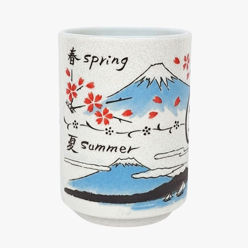 Fuji berget Japansk mugg