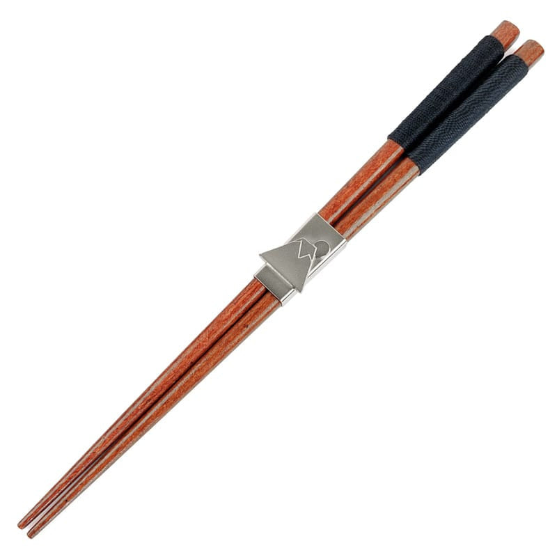 Fuji berget Japanska ätpinnar rest