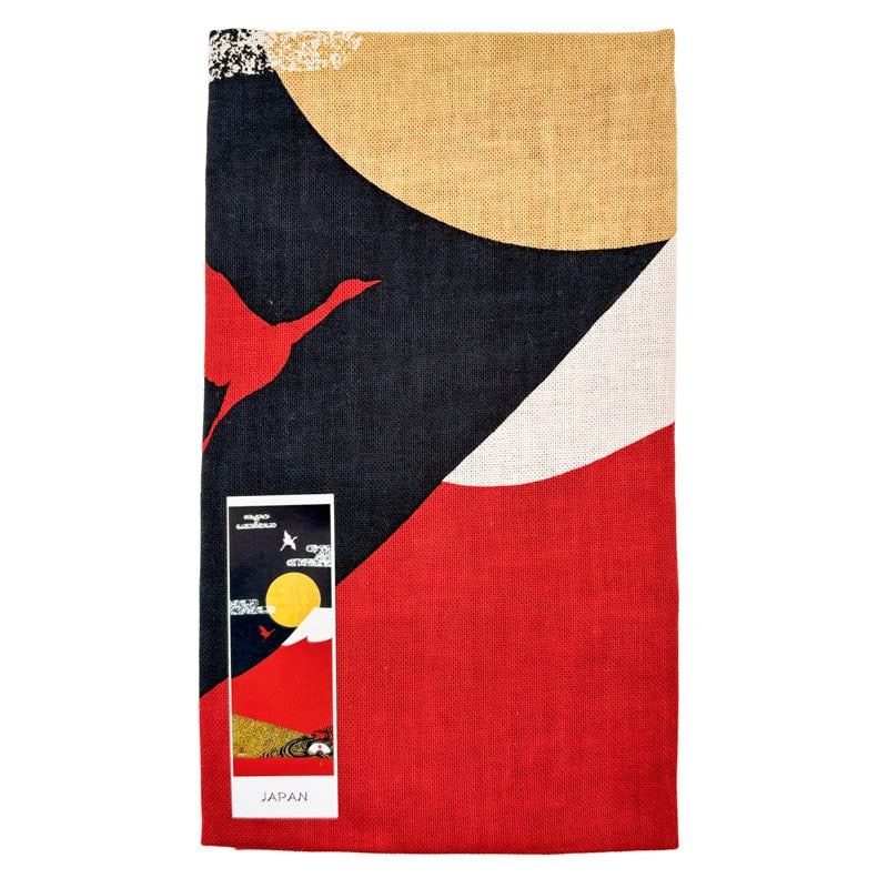 Fuji Röd Japansk Tenugui