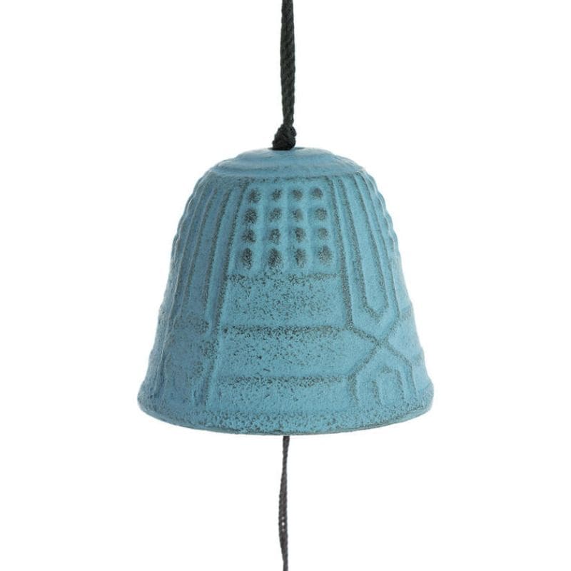 Furin Iwachu japanskt klockspel ljusblå 4,5 cm