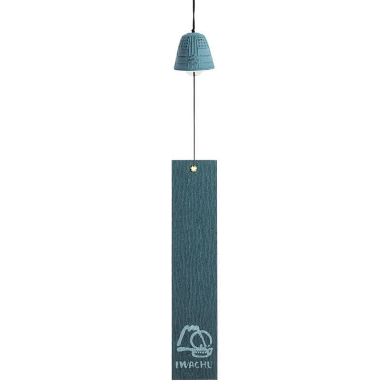 Furin Iwachu japanskt klockspel ljusblå 4,5 cm