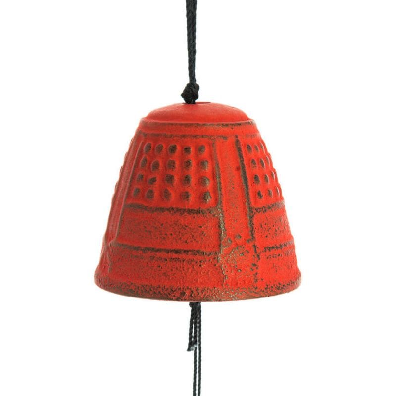 Furin Iwachu japanskt klockspel Röd 4,5 cm