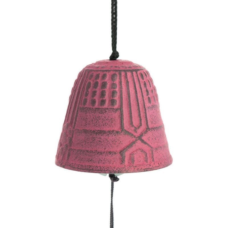 Furin Iwachu rosa japanskt klockspel 4,5 cm