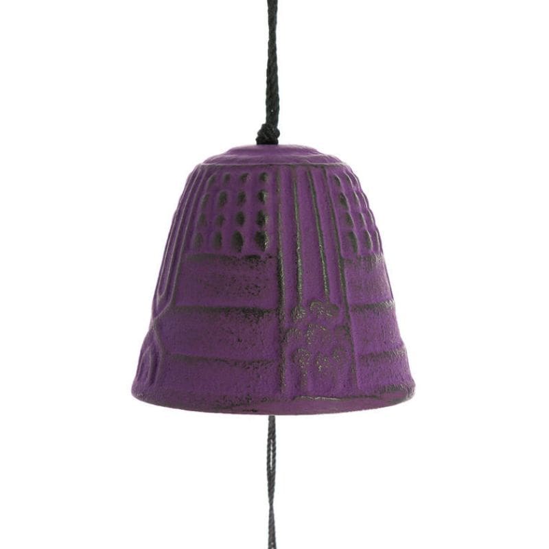 Furin Iwachu Violett Japanskt klockspel 4,5 cm
