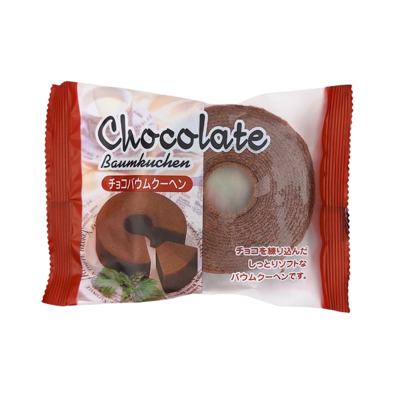 Japansk Baumkuchen Chokladkaka