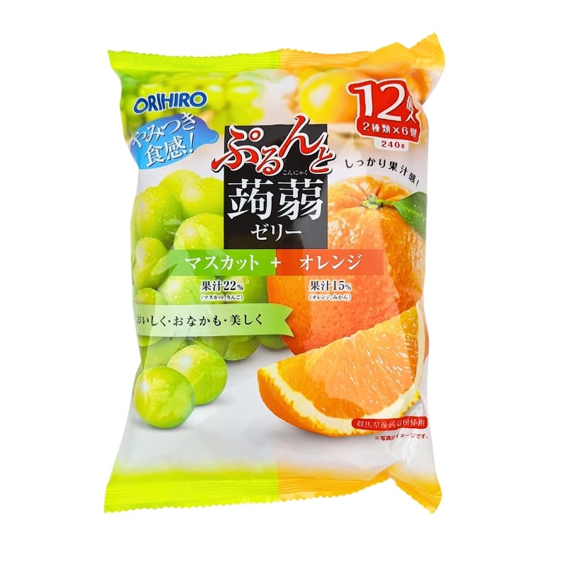 Muscat & Orange Orihiro Konjac Gelé