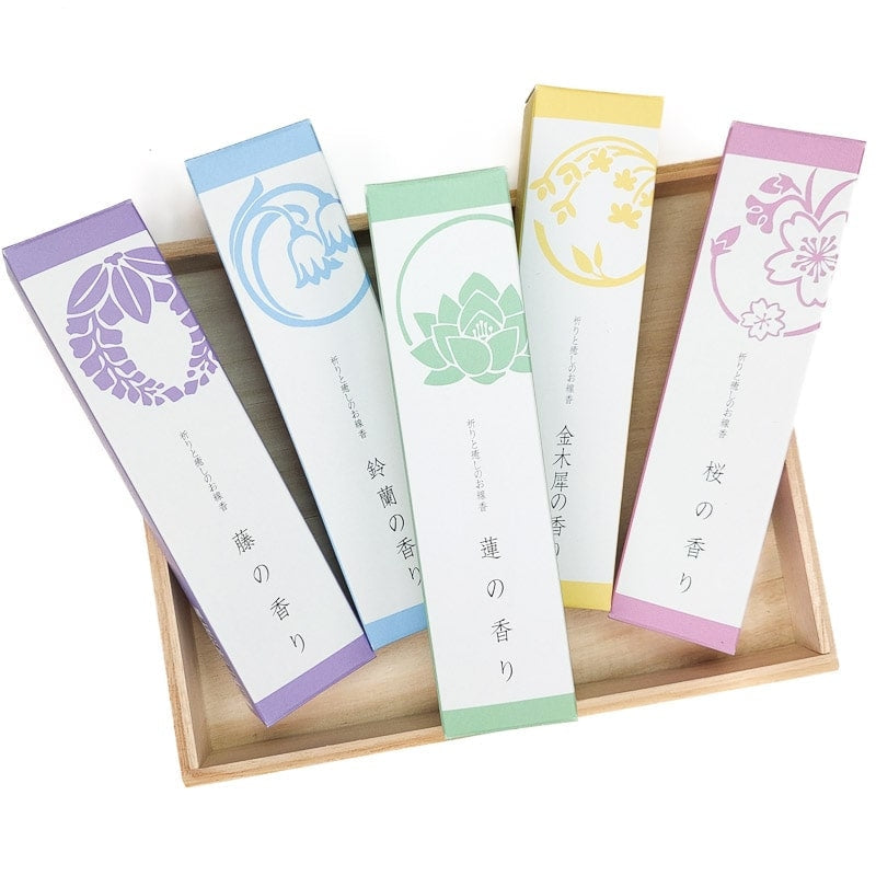 Giftset med naturlig japansk rökelse