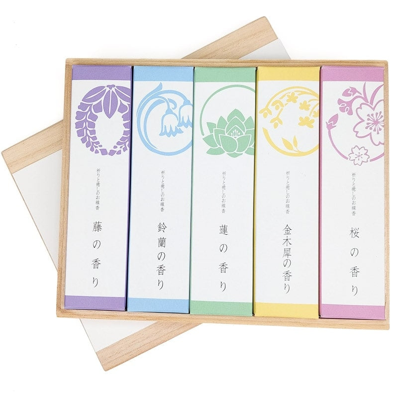 Giftset med naturlig japansk rökelse