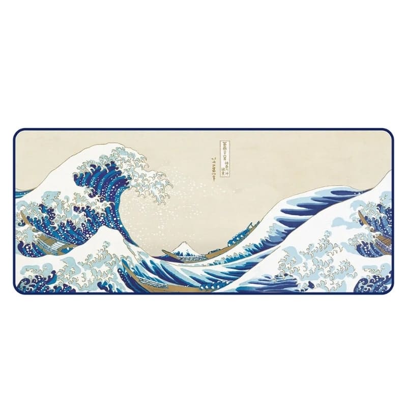Grande Vague de Kanagawa skrivbordsmatta