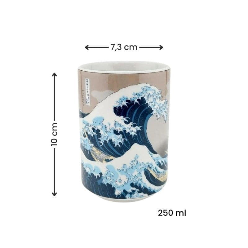 Grande Vague Japansk mugg