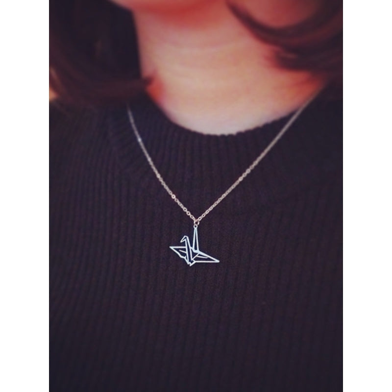 Halsband med japansk silvertrana