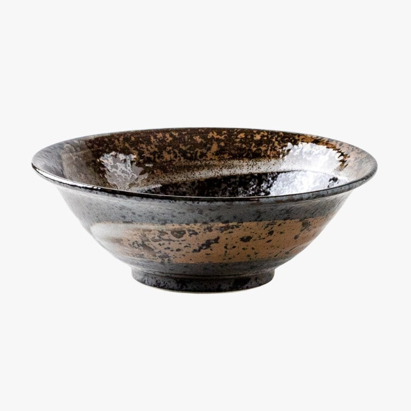 Handgjord japansk Ramen skål