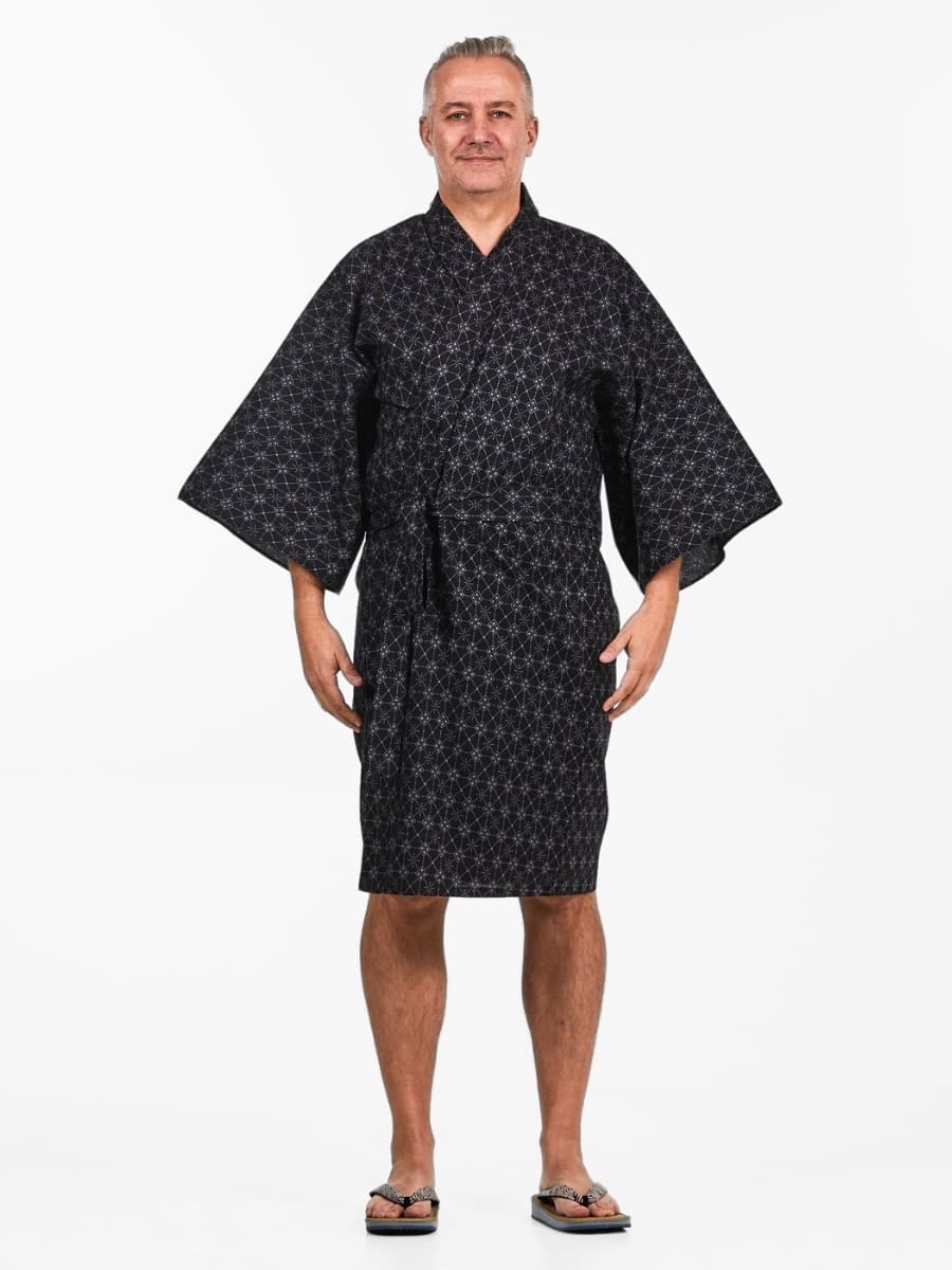 Happi Hishigata Kimono för män En storlek