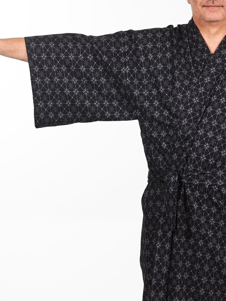Happi Hishigata Kimono för män En storlek