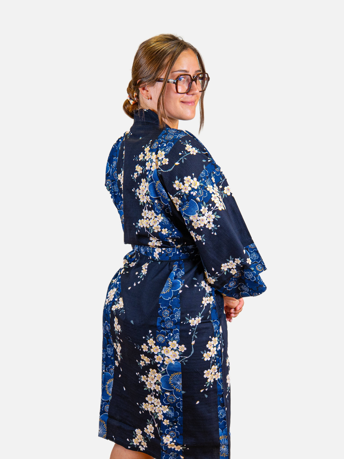 Happi-kimono Dam – Blå Sakura
