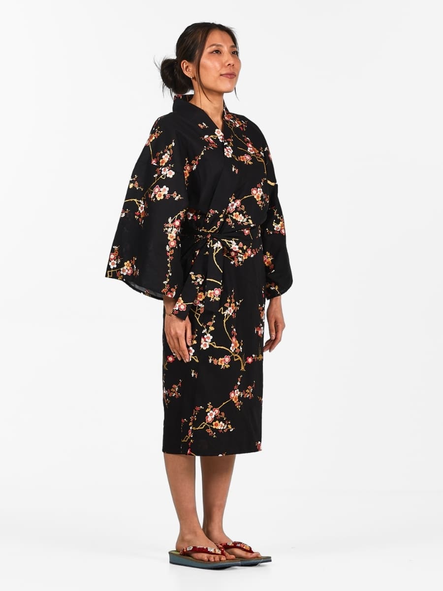 Happi Kimono för kvinnor Ōgonbai En storlek