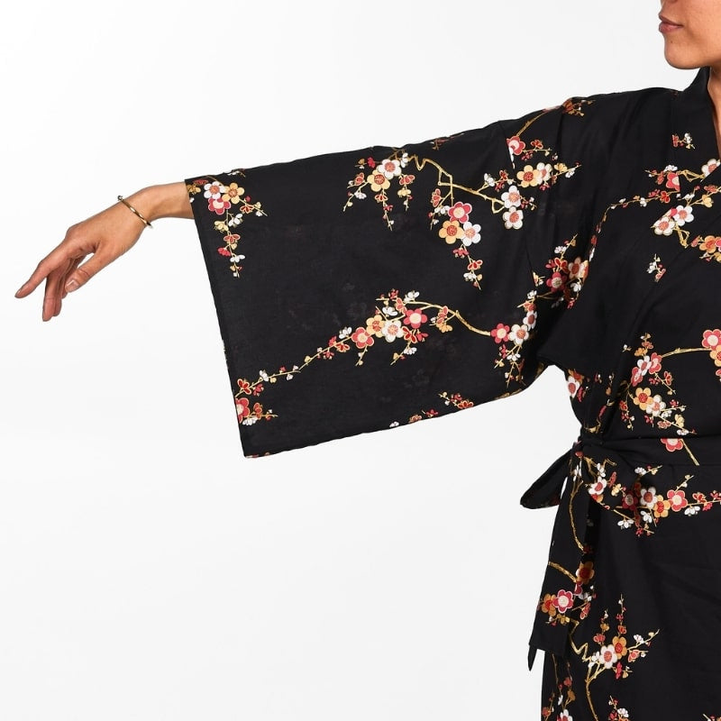 Happi Kimono för kvinnor Ōgonbai En storlek