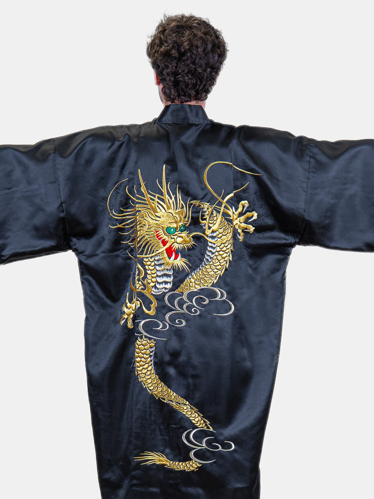 Happi-kimono Herr Oversize – Gyllene Drake
