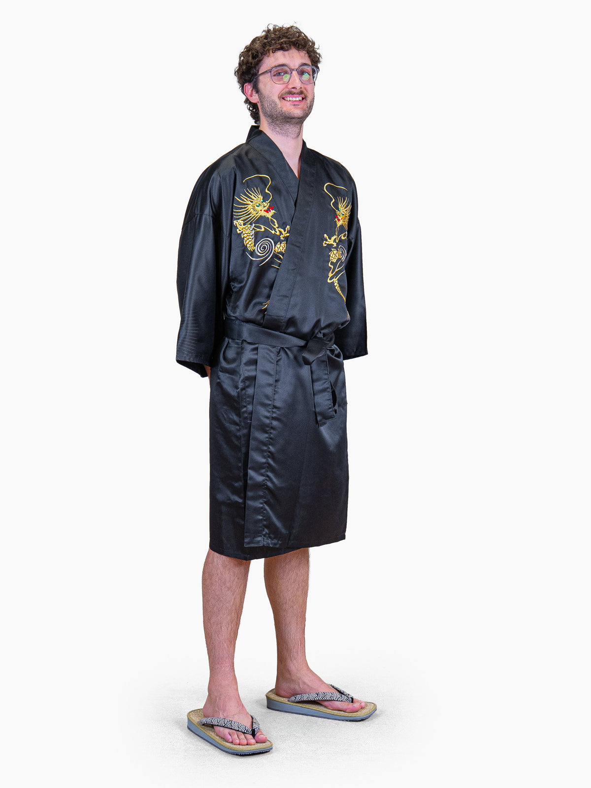Happi-kimono Herr Oversize – Gyllene Drake