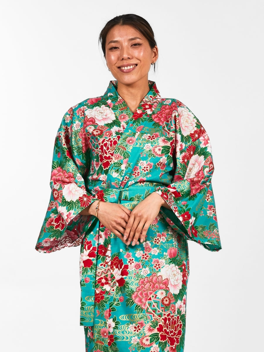 Happi Woman Temari Kimono En storlek