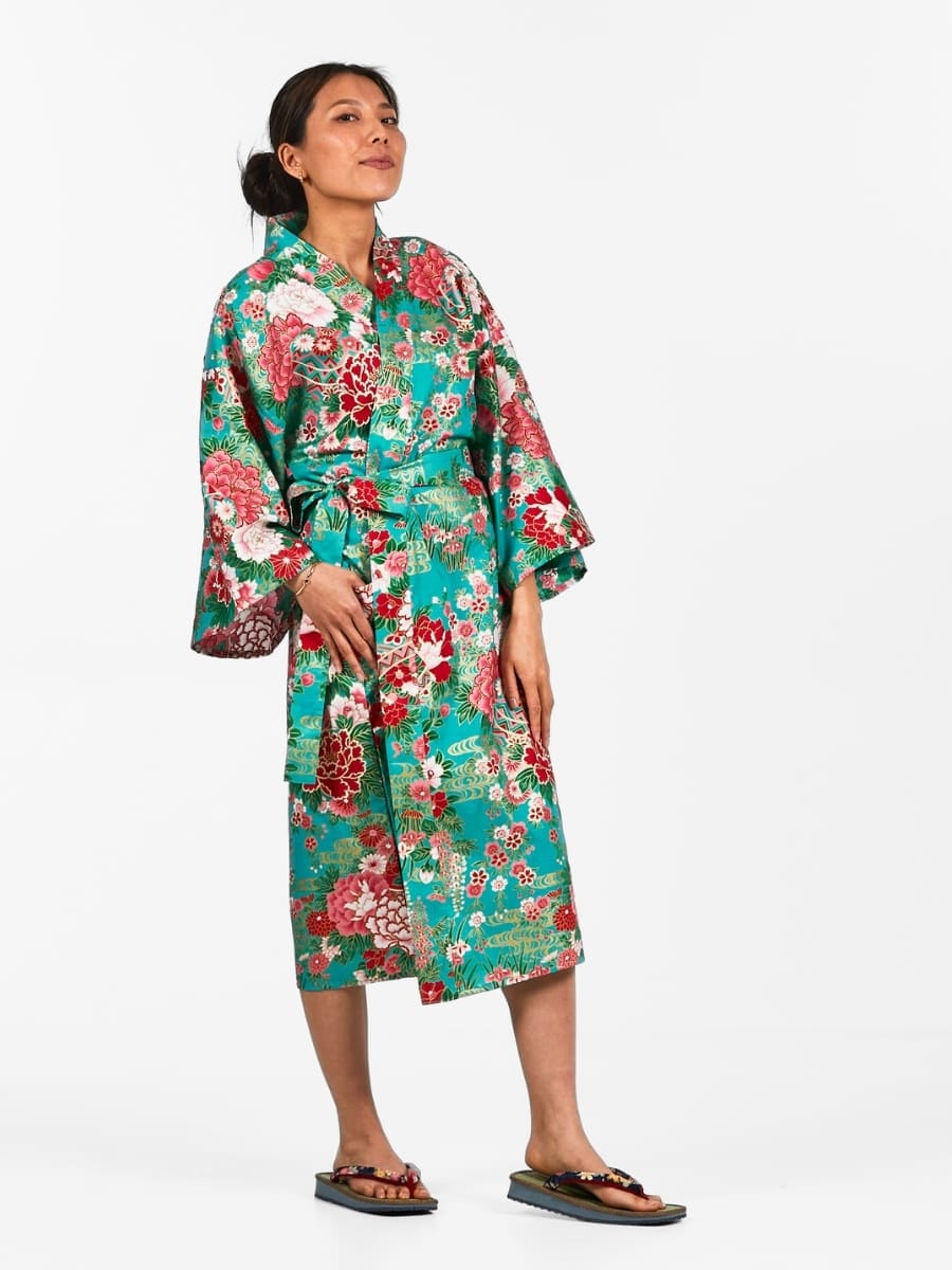 Happi Woman Temari Kimono En storlek