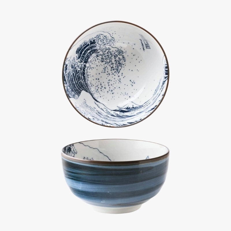 Hokusai japansk risskål