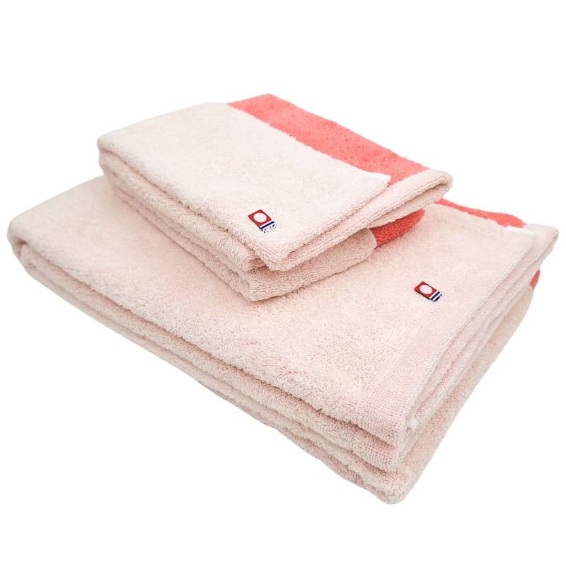 Imabari Bicolour Pink Handduk