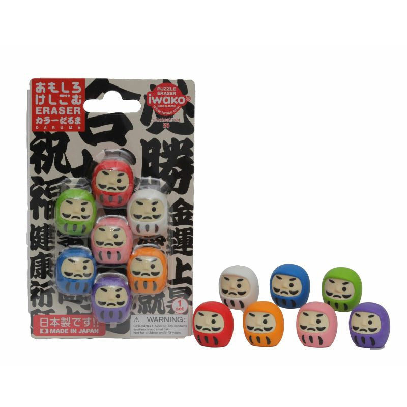 Iwako Daruma Japanskt suddgummi