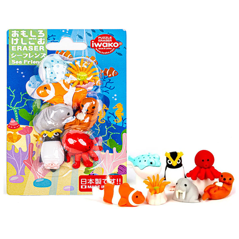 Iwako Japanskt Suddgummi - Havsdjur