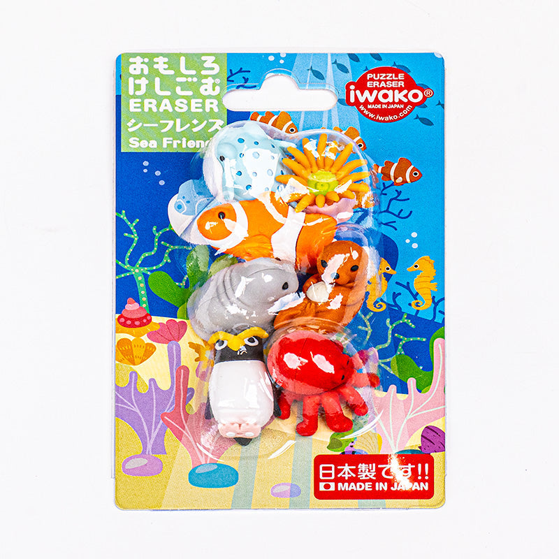 Iwako Japanskt Suddgummi - Havsdjur