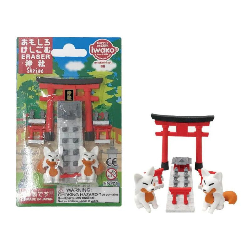 Iwako Kitsune Japanskt suddgummi