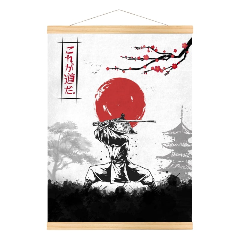 Japansk affisch Bushido koden A3