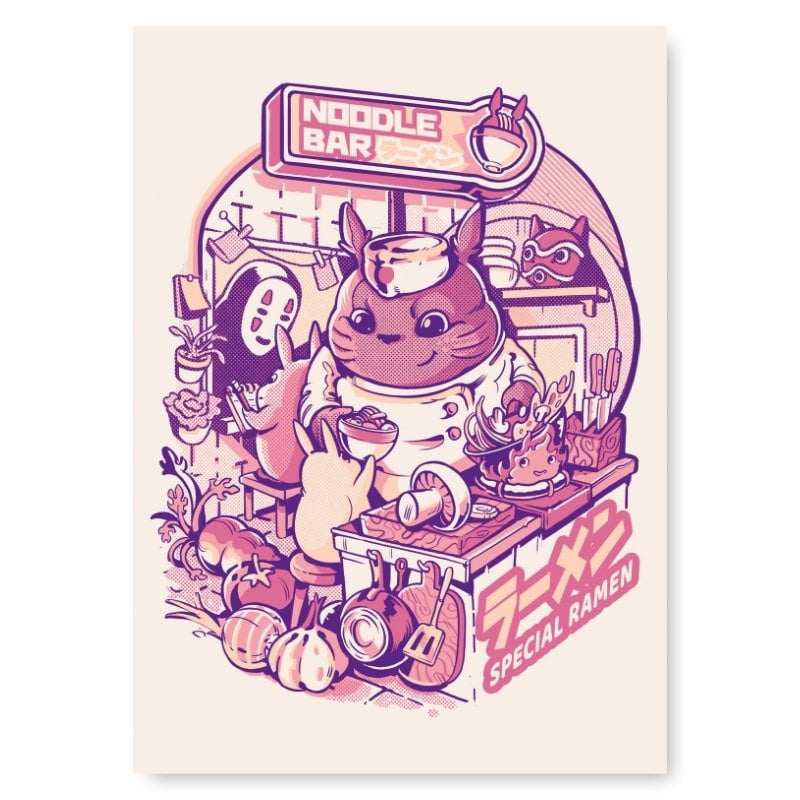 Japansk affisch Noodle Bar A3
