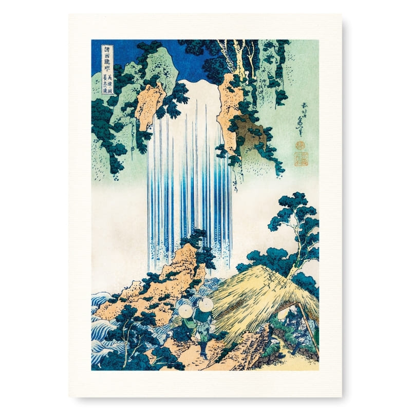 Japansk affisch - Yoro vattenfall A3