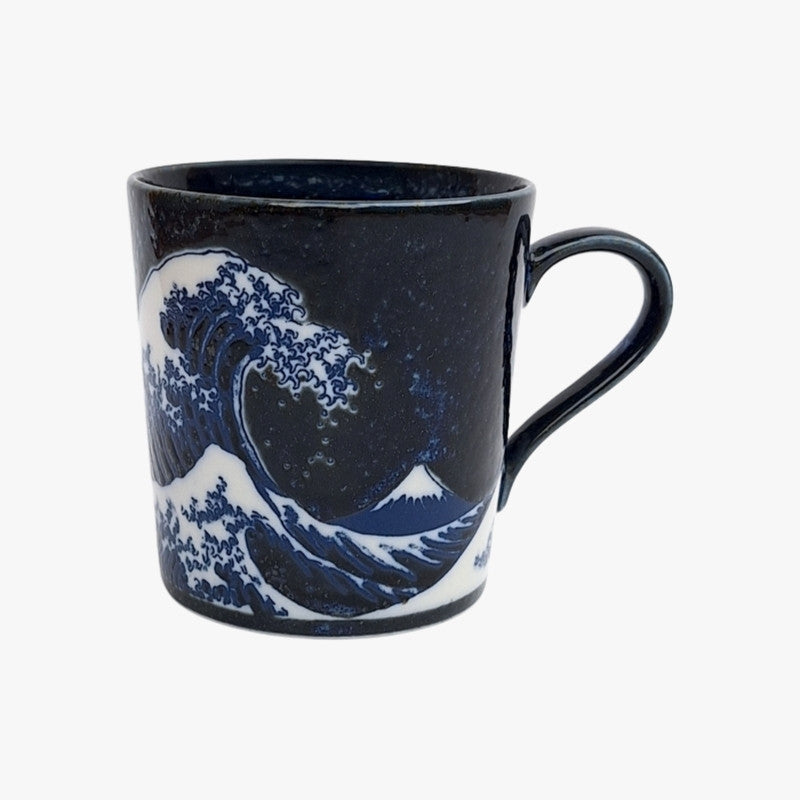 Japansk blå mugg Kanagawa