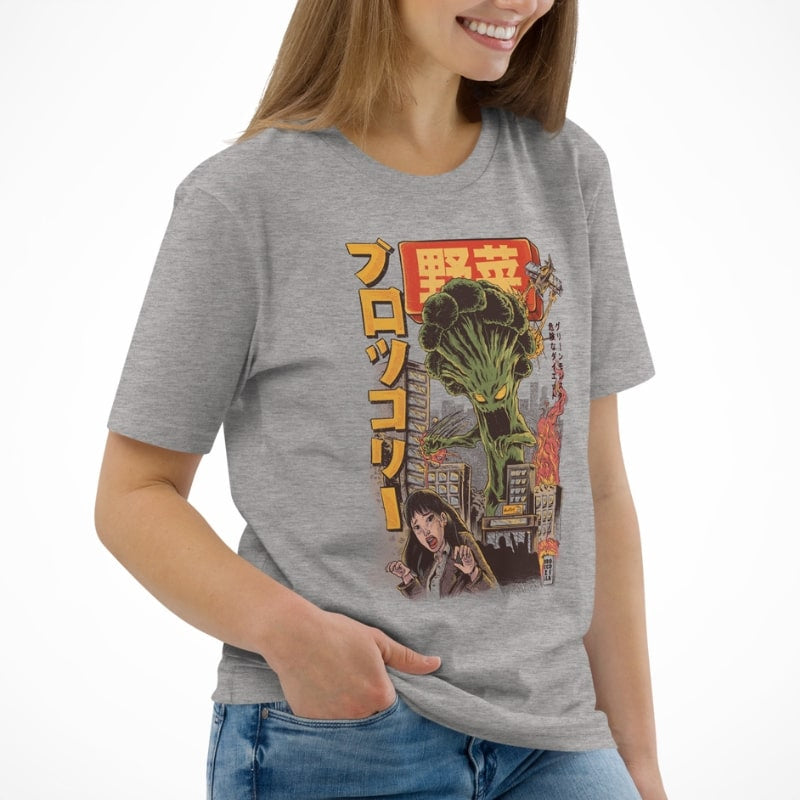 Japansk Broccozilla T shirt