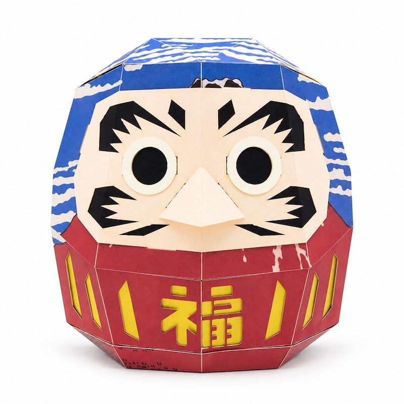 Japansk Byggsats i Papper - Daruma