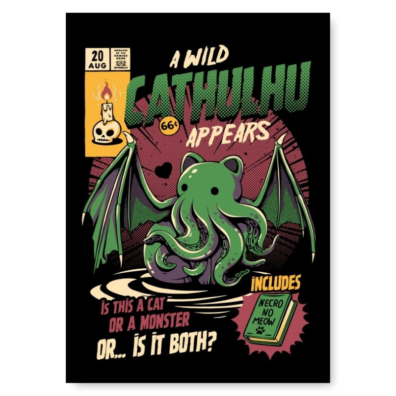 Japansk Cathulhu affisch A3