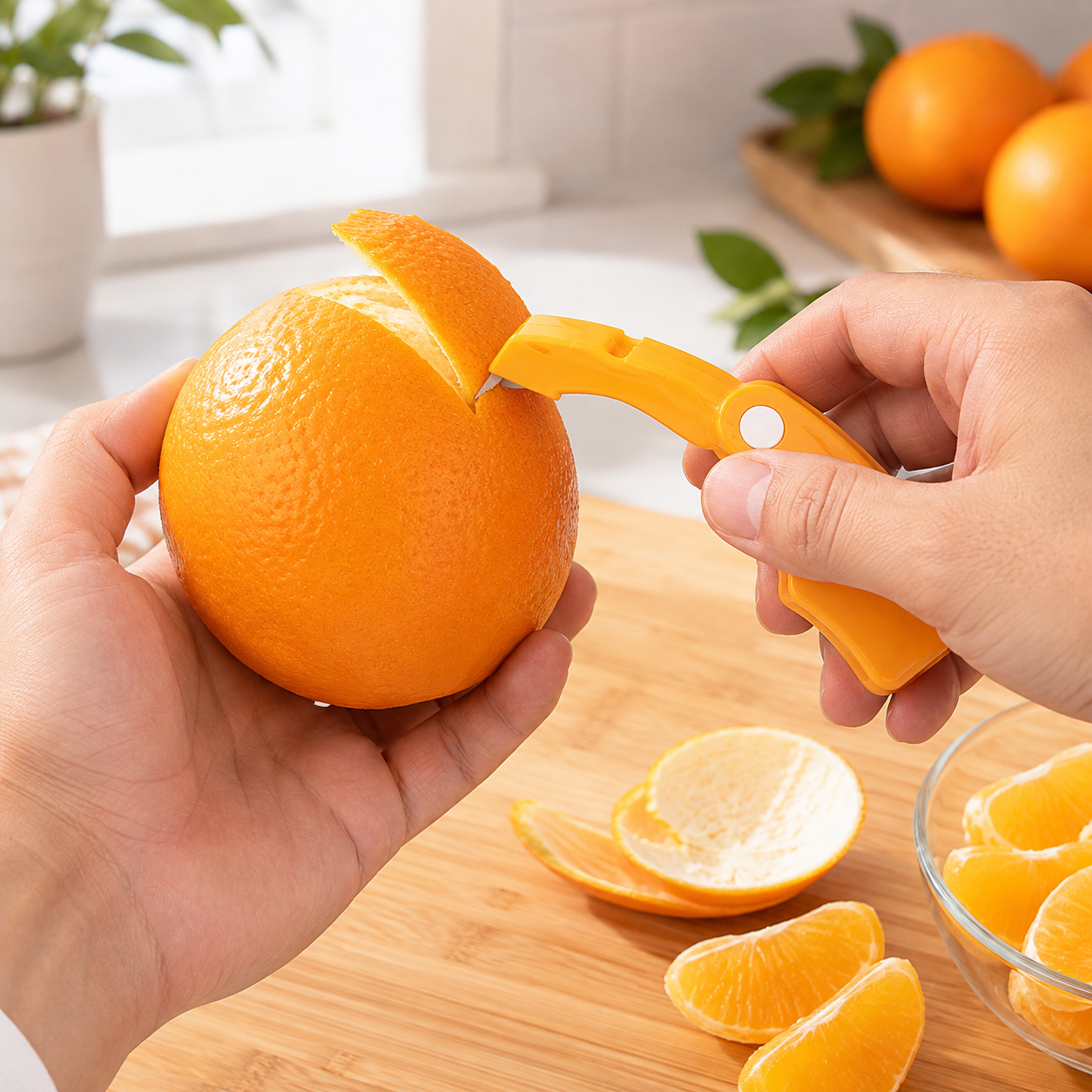 Japansk Citrusskalare i Rostfritt Stål