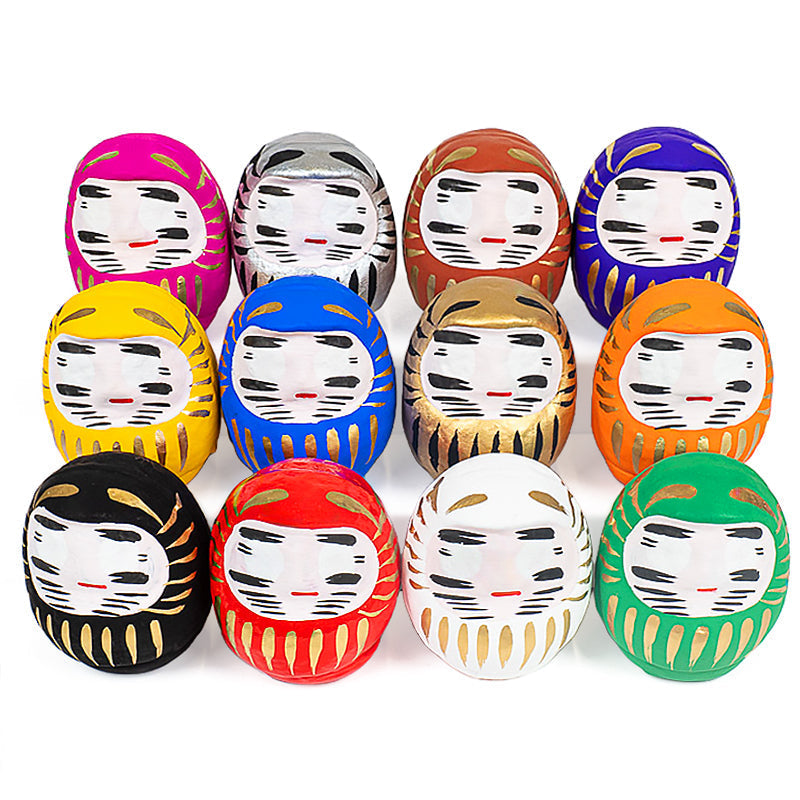 Japansk Daruma 6 cm - Flera Färger