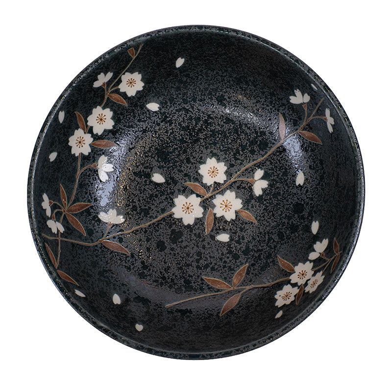 Japansk Donburi Skål - Kuro Sakura