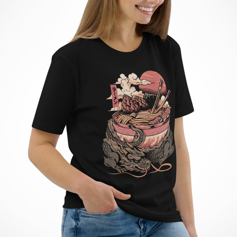 Japansk drake Ramen T shirt