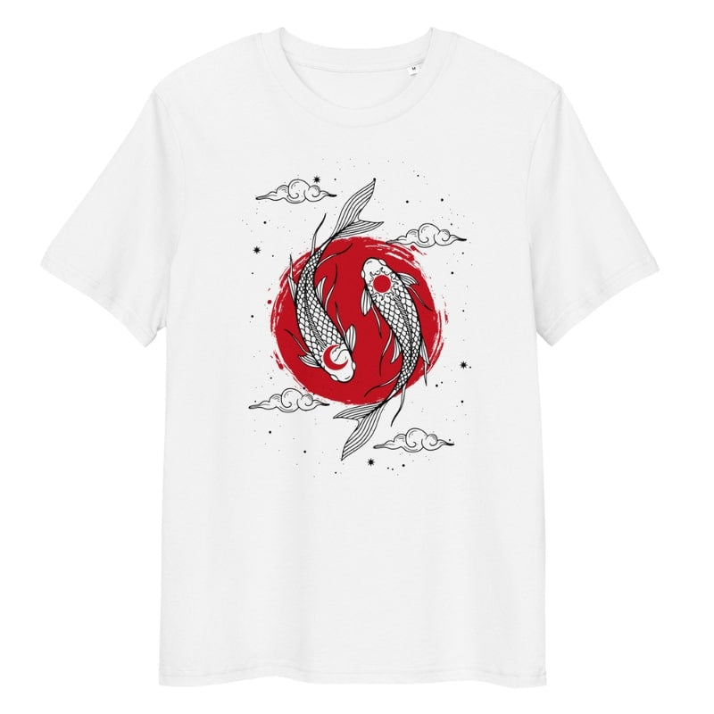 Japansk Duo Koi Carp T shirt S
