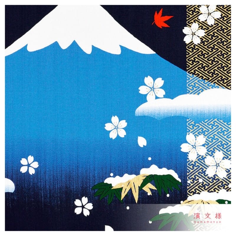Japansk Furoshiki Fyra årstider 90x90 cm