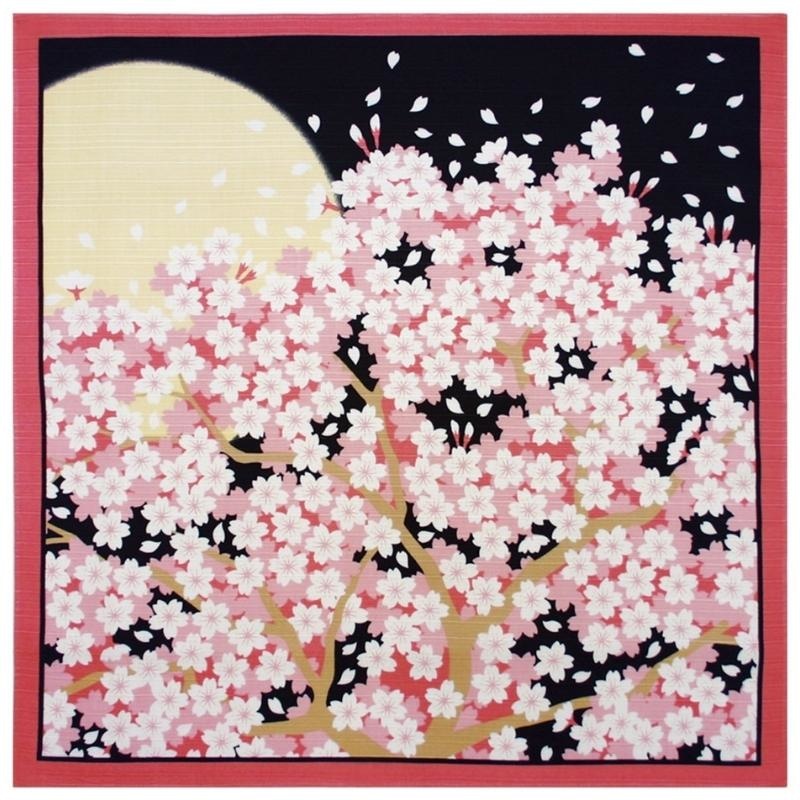 Japansk Furoshiki Sakura 50x50 cm