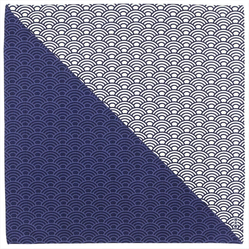 Japansk Furoshiki Seigaiha 50x50 cm