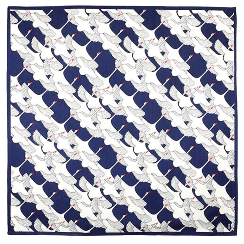 Japansk Furoshiki Shukuzuru 90x90 cm
