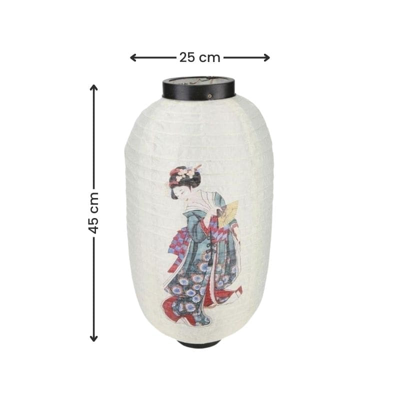Japansk Geisha lykta 45 cm