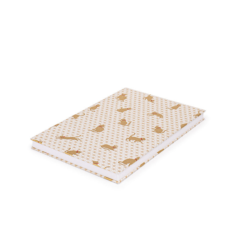 Japansk Goshuin Bok Mino Washi - Asanoha Katt